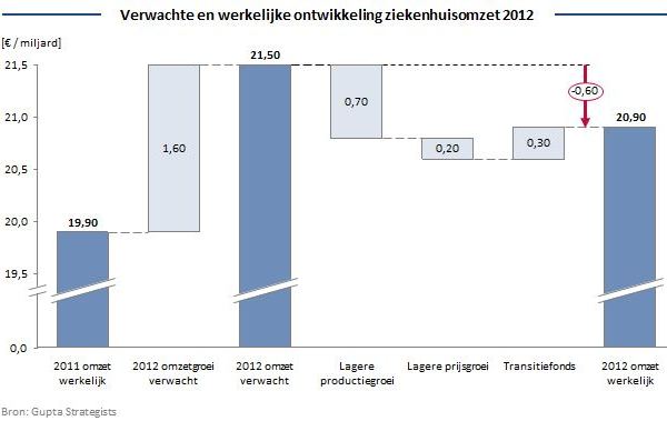 Gupta - Ziekenhuisomzet 2012